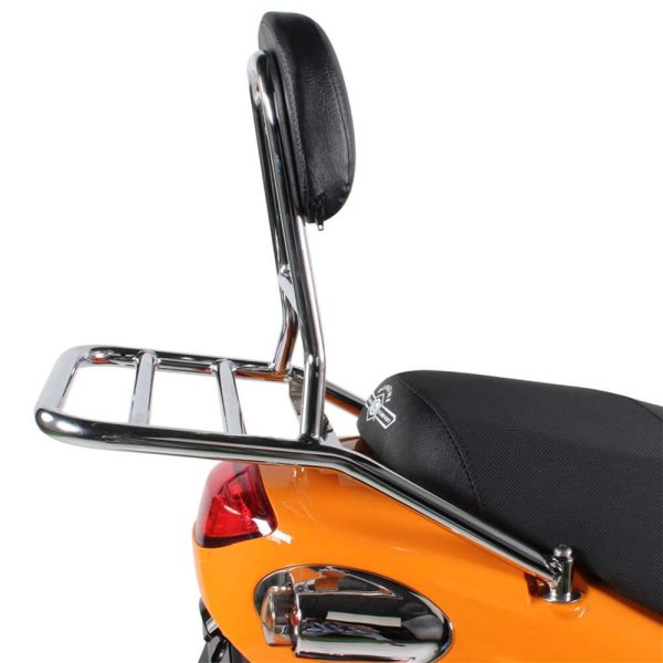 Prima Rear Rack (Backrest, Chrome); Genuine Buddy - Image 3