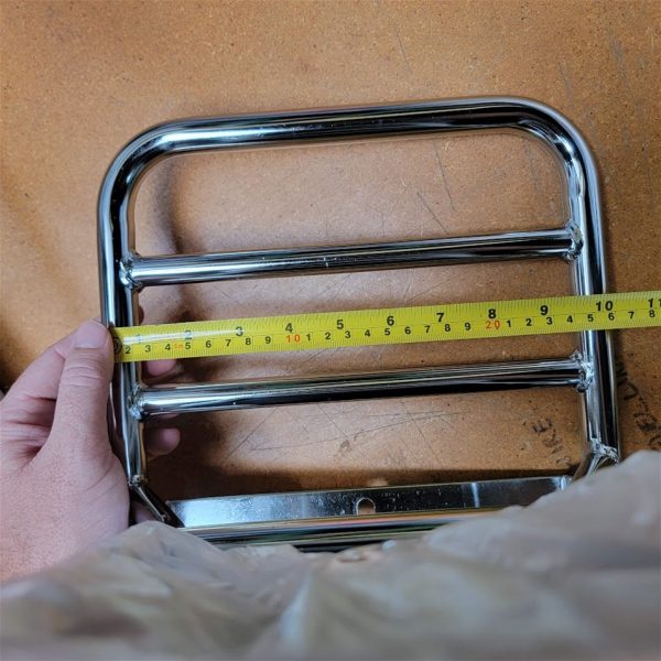 Prima Rear Rack (Backrest, Chrome); Genuine Buddy - Image 4