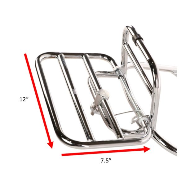 Prima Folding Rear Rack (Chrome); Primavera, Sprint - Image 4