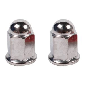 NCY Exhaust Pipe Nuts (6 mm, Acorn, Sold in Pairs)