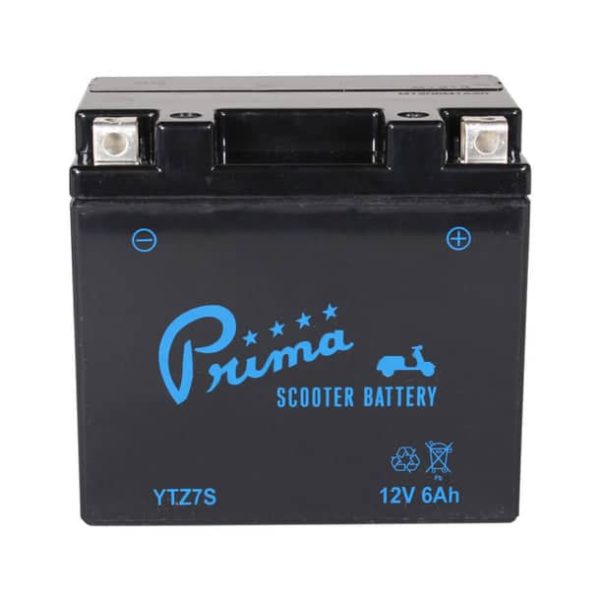 Prima Battery (12V YG7-ZS); compatible with  Ruckus, Metropolitan