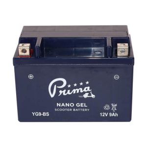 Prima Gel Battery (12V YG9-BS); Genuine Hooligan, SYM HD200