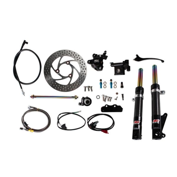 NCY Front End Kit (Carbon Fiber, No Rim); compatible with  Ruckus