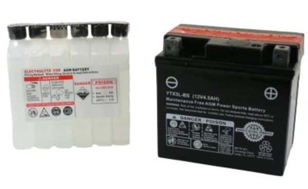 Universal Parts 12V 4AH Battery YTX5L-BS