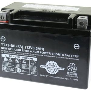 Universal Parts 12V 8.5AH Battery YTX9-BS - Factory Activated