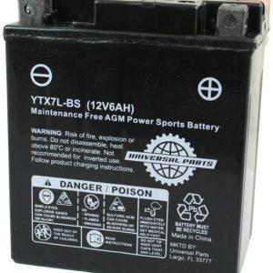 Universal Parts 12V 6AH Battery YTX7L-BS