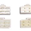 Universal Parts 6 Pin Connector Kit - 6.3mm Pin