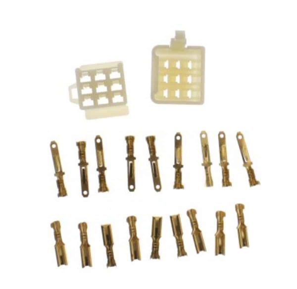 Universal Parts 9 Pin Connector Kit - 2.8mm Pin