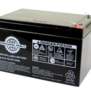 Universal Parts 12V 12AH Battery - SLA12-12