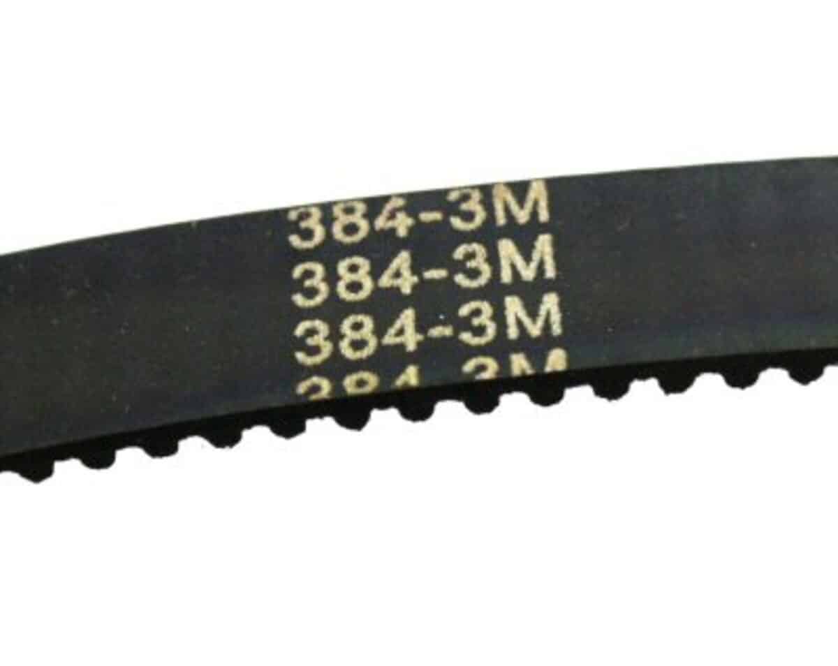 Universal Parts Rubber Drive Belt 384-3M-12