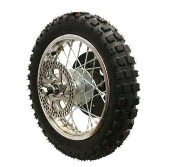 Universal Parts Rear Wheel Assembly compatible with Razor MX500/MX650