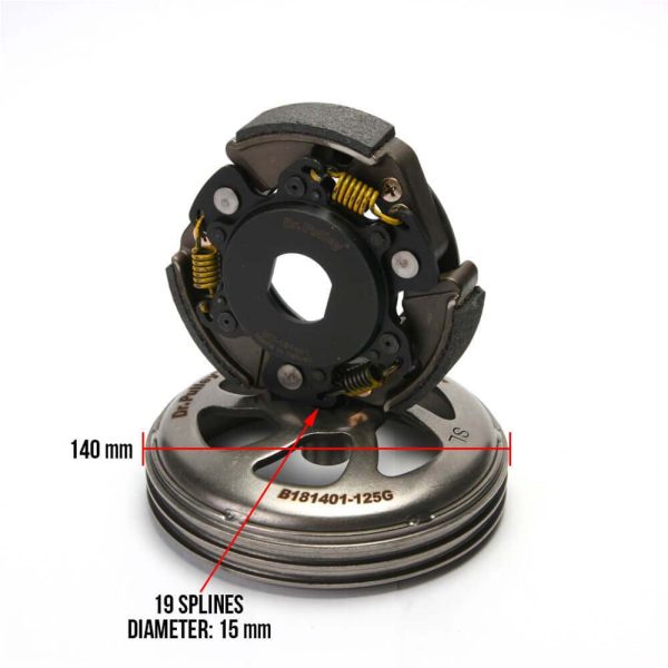 Dr. Pulley High Performance Clutch; Buddy 125/150/170i, GY6 - Image 2