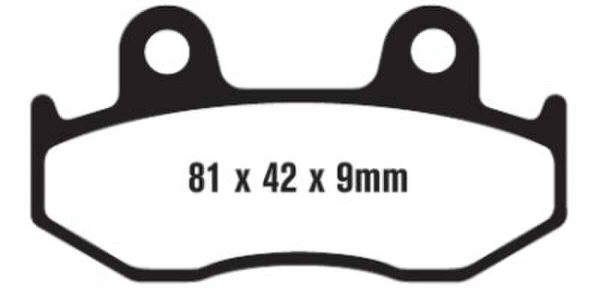 EBC Brakes SFA323 Scooter Brake Pads