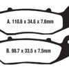 EBC Brakes FA375HH compatible with  Grom Sintered Brake Pads