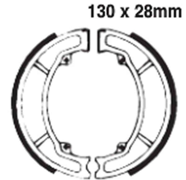 EBC Brakes 820 Brake Shoes 130x28mm