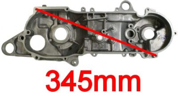 Universal Parts Left Crankcase - 1DE41QMB