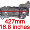 Universal Parts Left Crankcase - QMB139 w/12" Wheel
