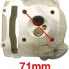 Universal Parts QMB139 Non Emissions Head -  64mm Valves