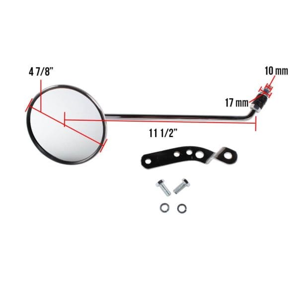 Italian Mirror (Right): Vespa P-Series, Stella - Image 3