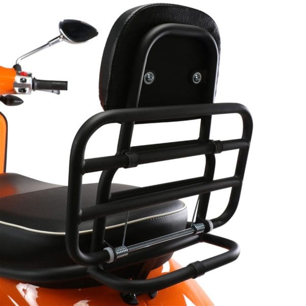Prima Rear Rack (Backrest, Black); Vespa Primavera, Sprint - Image 2