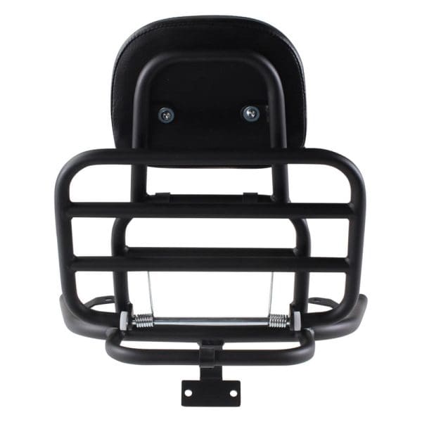 Prima Rear Rack (Backrest,Black); Vespa LX50 and 150 - Image 2