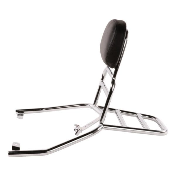 KYMCO Rear Rack w/ Backrest (Chrome); Kymco Like - Image 2