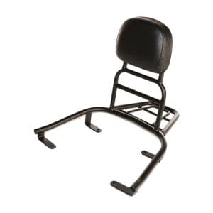 Prima Rear Rack (Black, Backrest); NIU NQi
