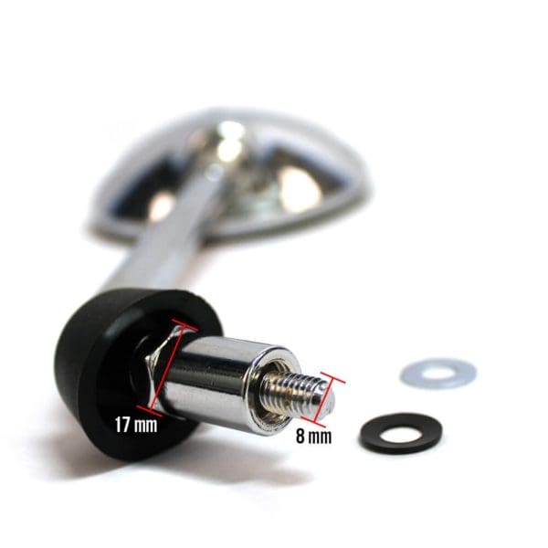 Left Mirror (Chrome); Vespa LX - Image 4