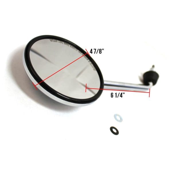 Right Mirror (Chrome); Vespa LX - Image 3