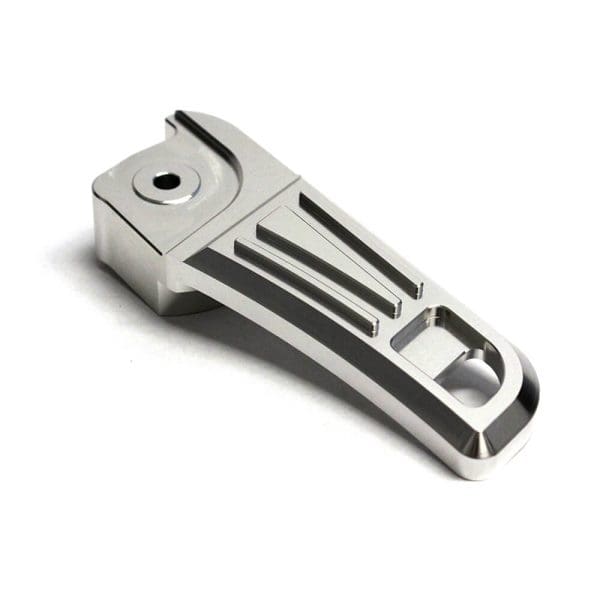 NCY Footrest Covers (Aluminum, Silver); Honda PCX - Image 2