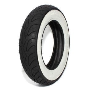 Prima Whitewall Scooter Tire; 3.50-10  - TUBELESS