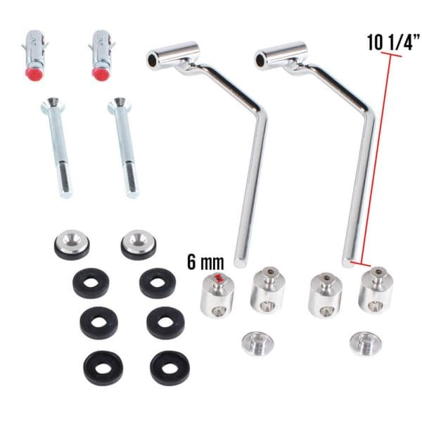 Prima Windscreen Hardware; Vespa Primavera - Image 2