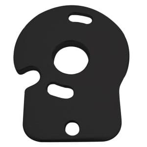 NCY Speedometer Bracket (Black); Honda Ruckus