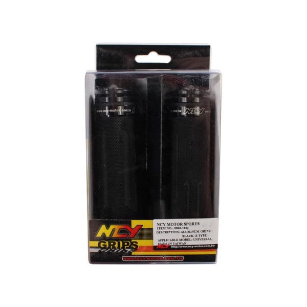 NCY Aluminum Rhinestone Grip Set (Black, 7/8"); Universal - Image 3