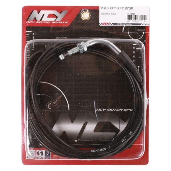 NCY Throttle Cable (CVK Style); Scoot Coupe 150cc - Image 2