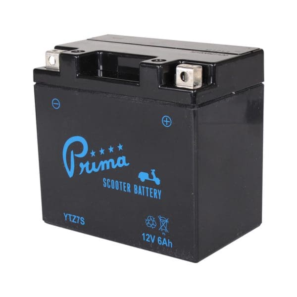 Prima Gel Battery (12V YG7-ZS); Honda Ruckus, Metropolitan - Image 2