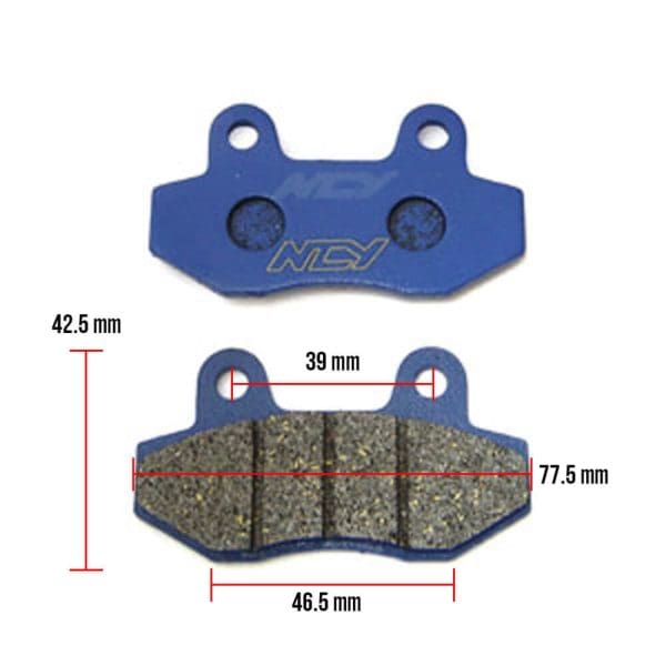 NCY Brake Pads (Rear); GY6 - Image 4