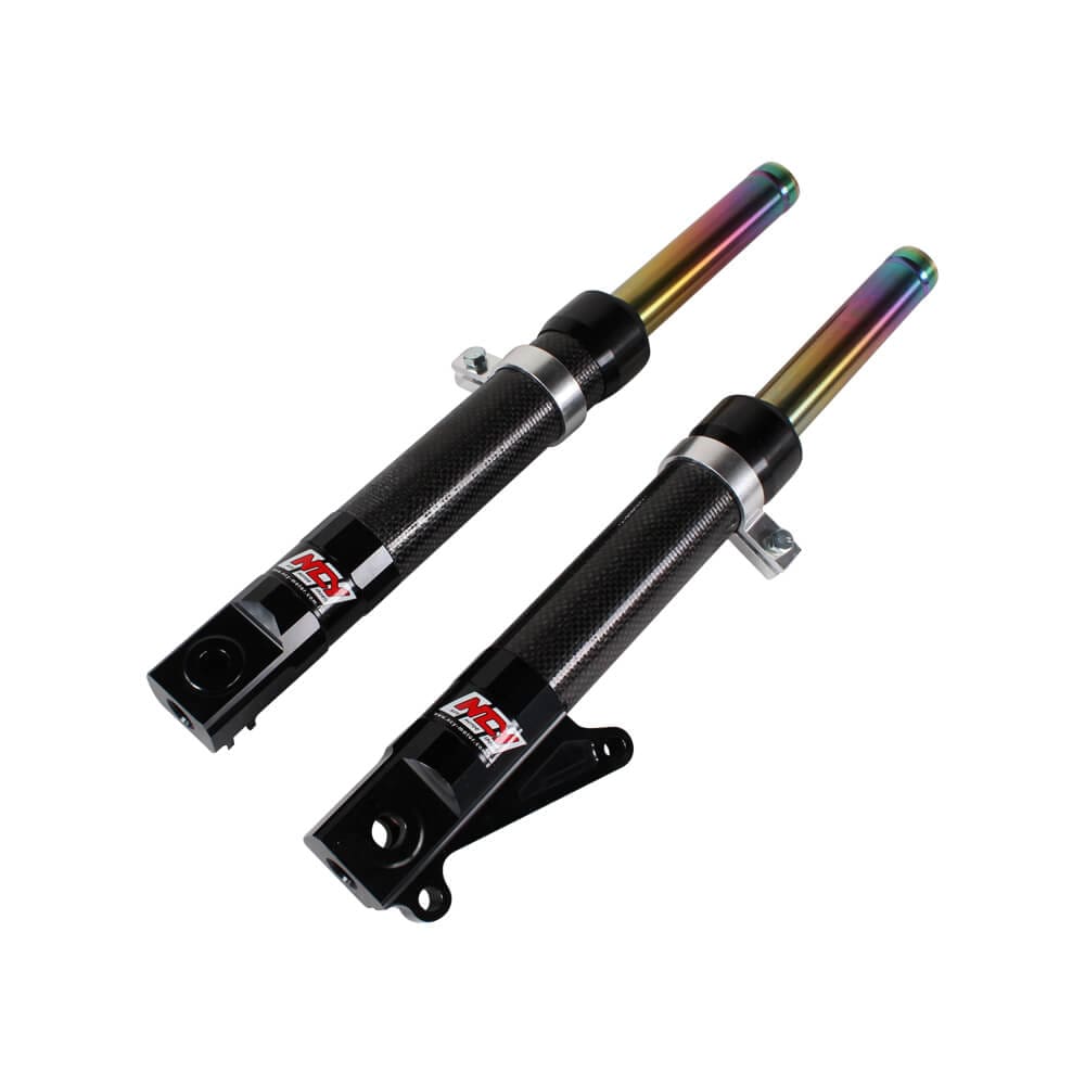 NCY Front Forks (DiscType, Carbon Fiber); Honda Dio, Ruckus 1 NCY Front Forks (DiscType, Carbon Fiber); Honda Dio, Ruckus