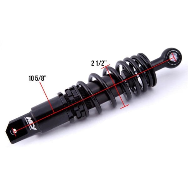 NCY Performance Shock (Rear, Black, 265mm); Honda Ruckus NPS - Image 4