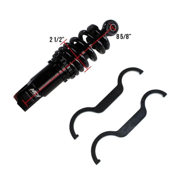 NCY Low Down Shock (Black, Adjustable); Genuine, Ruckus, GY6 - Image 5