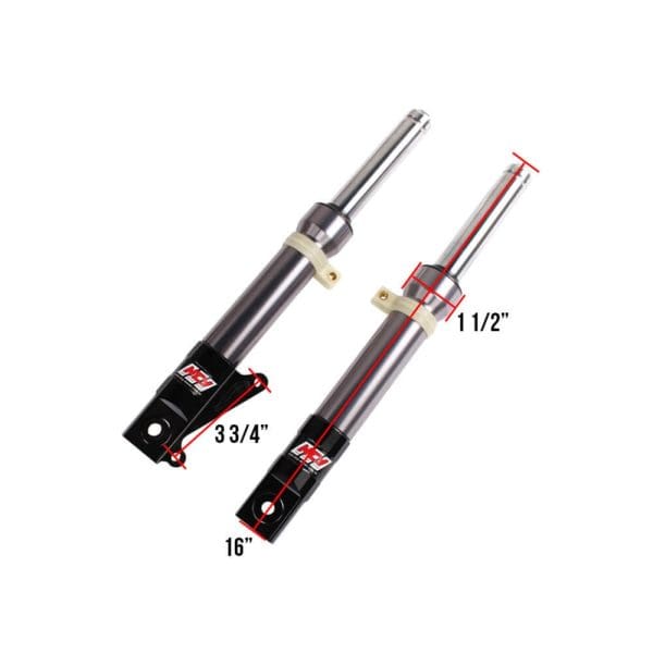 NCY Front Forks (DiscType, Titanium); Honda Ruckus, Dio - Image 3