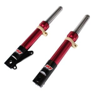 NCY Front Forks (DiscType, Red); Honda Ruckus,Dio