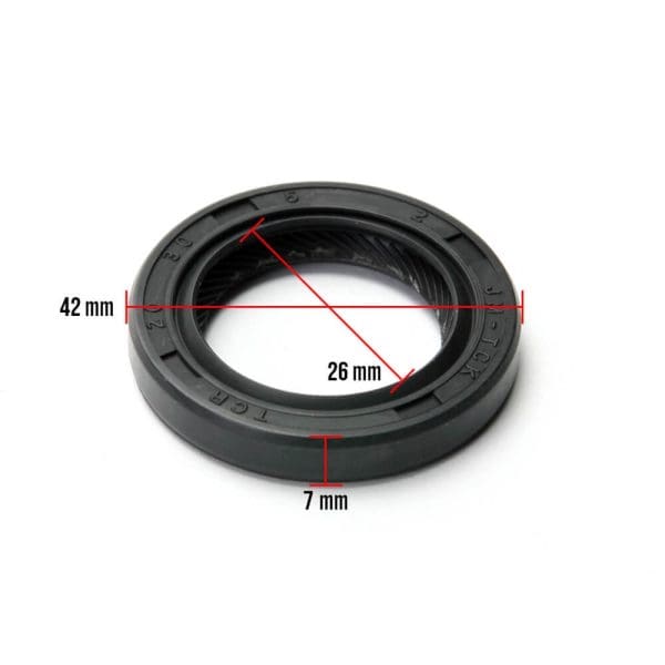 Crankcase Oil Seal; GY6 - Image 2