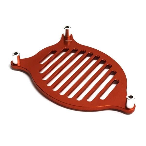 NCY Fan Cover (Aluminum, Orange); Honda PCX - Image 2