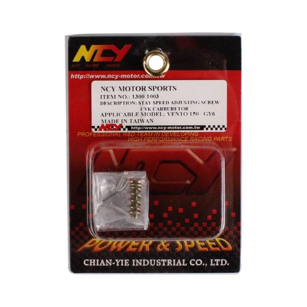 NCY Idle Screw (CVK Carb); GY6, 139QMB - Image 3