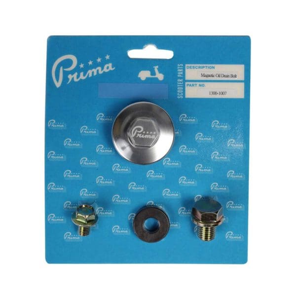 Prima Magnetic Oil Drain Kit; Genuine, GY6, Kymco, 139QMB - Image 2
