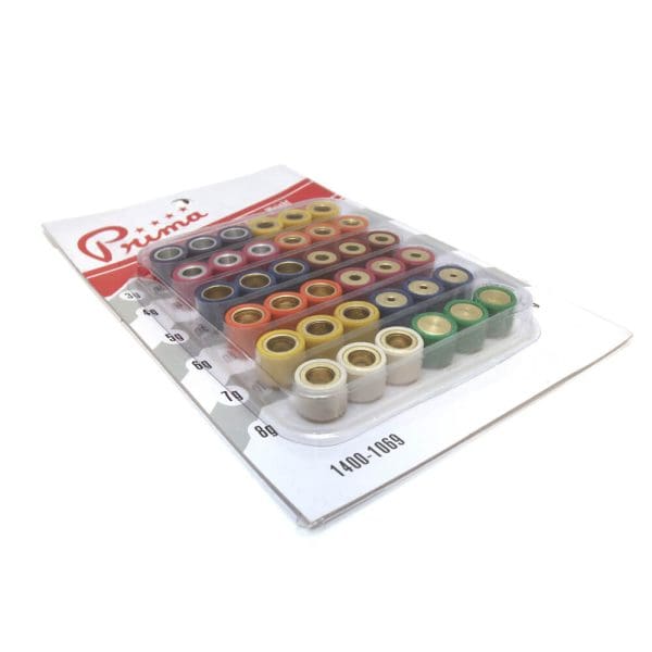 Prima Roller Weight Tuning Kit (16x13, 3g to 14g) - Image 2
