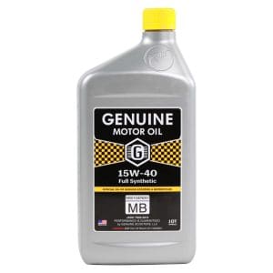 Genuine Motor Oil: 15W-40  JASO MB Engine Oil; 1 Quart
