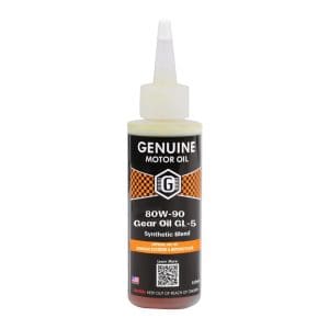 Genuine Motor Oil: 80W-90 Gear Oil; 115 mL