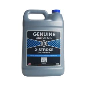 Genuine Motor Oil: Synthetic 2T JASO FD Engine Oil; 1 Gallon